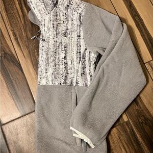 The North Face Gray and White Women's Jacket